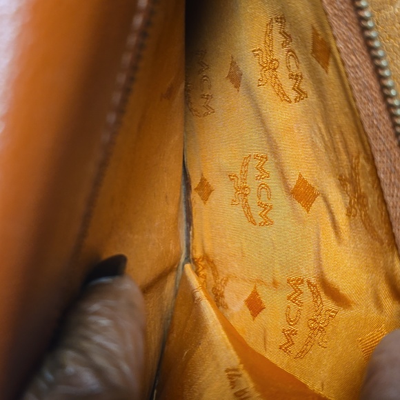 MCM Cognac Visetos Vintage Crossbody Bag - Picture 6 of 12